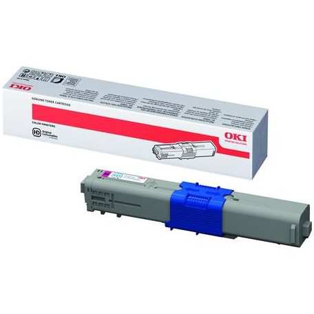 OKI 44469705 Lézertoner C310, 330, 510, 530 nyomtatókhoz, OKI, magenta, 2k