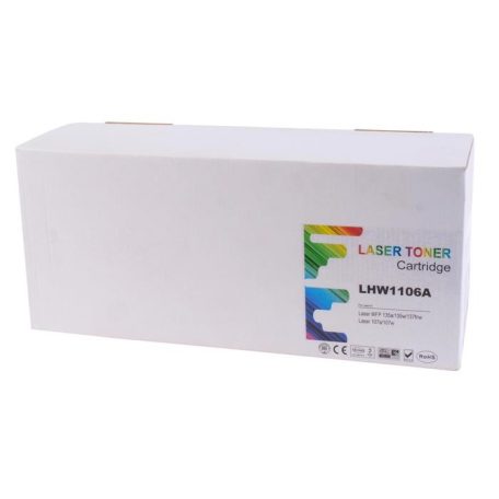 TENDER Kompatibilis Lézertoner, new chip, TENDER®, fekete, 1k (W1106A alternatíva)