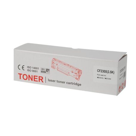 TENDER Kompatibilis Lézertoner, TENDER®, fekete, 3,5k (CF230X alternatíva)