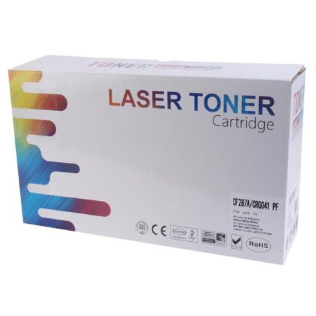 TENDER Kompatibilis Lézertoner, univerzális, TENDER, fekete, 9k (CF287A/CRG-041 alternatíva)