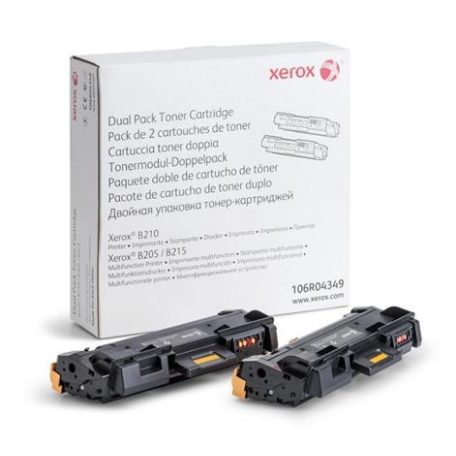 XEROX 106R04349 Lézertoner B205, B210, B215 nyomtatókhoz, XEROX, fekete, 2*3k