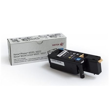 XEROX 106R02760 Lézertoner Phaser 6020, 6027 nyomtatókhoz, XEROX, cián, 1k