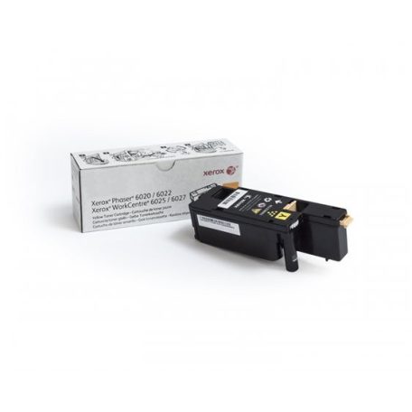 XEROX 106R02762 Lézertoner Phaser 6020, 6027 nyomtatókhoz, XEROX, sárga, 1k