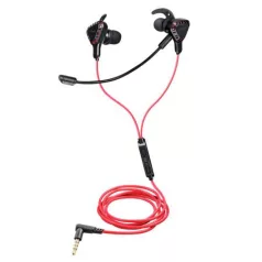   TRUST Fülhallgató, mikrofonnal, gaming, TRUST "GXT408 Cobra", fekete-piros