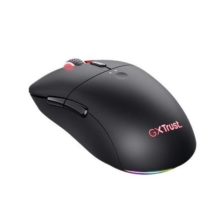 TRUST Egér, vezeték nélküli, optikai, gaming, LED, TRUST "GXT980 Redex", fekete