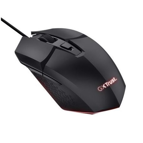 TRUST Egér, vezetékes, optikai, gaming, LED, TRUST "GXT109 Felox", fekete