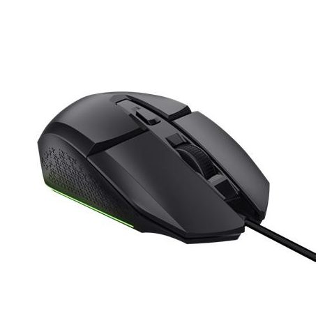 TRUST Egér, vezetékes, optikai, gaming, LED, TRUST "GXT109 Felox", fekete