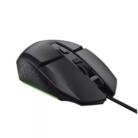 TRUST Egér, vezetékes, optikai, gaming, LED, TRUST "GXT109 Felox", fekete