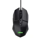 TRUST Egér, vezetékes, optikai, gaming, LED, TRUST "GXT109 Felox", fekete