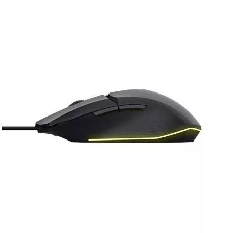 TRUST Egér, vezetékes, optikai, gaming, LED, TRUST "GXT109 Felox", fekete