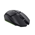 TRUST Egér, vezeték nélküli, optikai, gaming, LED, TRUST "GXT110 Felox", fekete