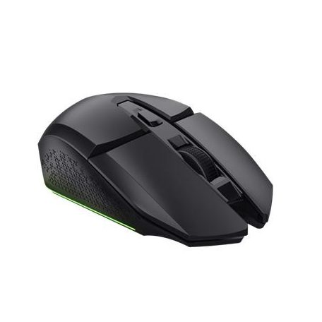 TRUST Egér, vezeték nélküli, optikai, gaming, LED, TRUST "GXT110 Felox", fekete
