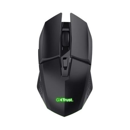 TRUST Egér, vezeték nélküli, optikai, gaming, LED, TRUST "GXT110 Felox", fekete