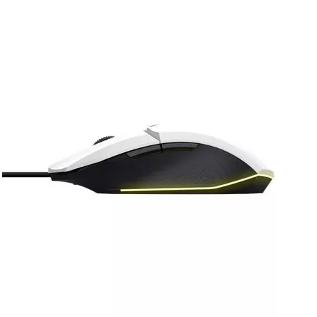 TRUST Egér, vezetékes, optikai, gaming, LED, TRUST "GXT109W Felox", fehér