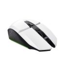 TRUST Egér, vezeték nélküli, optikai, gaming, LED, TRUST "GXT110W Felox", fehér