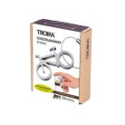 TROIKA Kulcstartó, sörnyitóval, kerékpár, alumínium, TROIKA, "Bicycle", ezüst