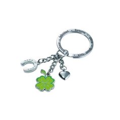   TROIKA Kulcstartó, szerencsehozó motívumok, TROIKA, "Clover"