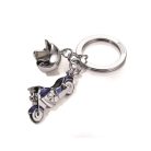 TROIKA Kulcstartó, 2 charm dísszel, SWAROVSKI® kristályokkal, TROIKA "Key cruising"