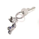 TROIKA Kulcstartó, 2 charm dísszel, SWAROVSKI® kristályokkal, TROIKA "Key cruising"