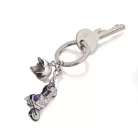 TROIKA Kulcstartó, 2 charm dísszel, SWAROVSKI® kristályokkal, TROIKA "Key cruising"