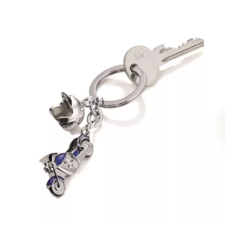 TROIKA Kulcstartó, 2 charm dísszel, SWAROVSKI® kristályokkal, TROIKA "Key cruising"