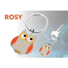 TROIKA Kulcstartó, TROIKA "Rosy", szürke