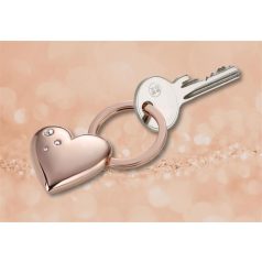   TROIKA Kulcstartó, SWAROVSKI® kristályokkal, TROIKA, "Girls Best Friend Rosy" Shiny