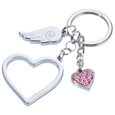   TROIKA Kulcstartó, 3 charm dísszel, TROIKA "LOVE IS IN THE AIR"