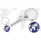 TROIKA Kulcstartó, TROIKA "Around the world", kék