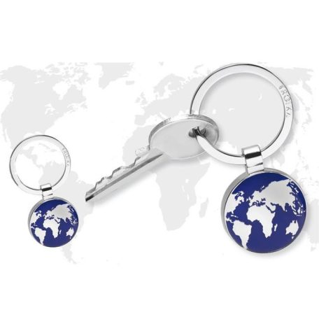 TROIKA Kulcstartó, TROIKA "Around the world", kék