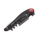 TROIKA Bornyitó szett, kés, vákuumozó dugó, TROIKA, fekete-piros