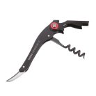 TROIKA Bornyitó szett, kés, vákuumozó dugó, TROIKA, fekete-piros