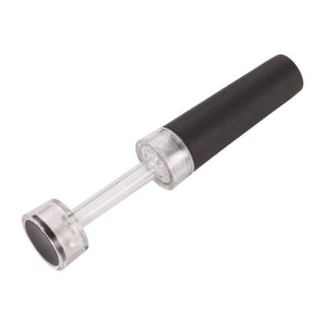 TROIKA Bornyitó szett, kés, vákuumozó dugó, TROIKA, fekete-piros