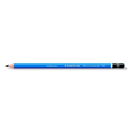 STAEDTLER Grafitceruza, 4B, hatszögletű, STAEDTLER "Mars Lumograph 100"