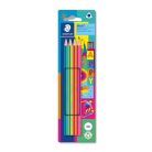 STAEDTLER Grafitceruza készlet, HB, háromszögletű, STAEDTLER "Noris® 118 Happy"