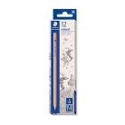 STAEDTLER Grafitceruza, 2B, hatszögletű, STAEDTLER "Noris® natural 130 60N"