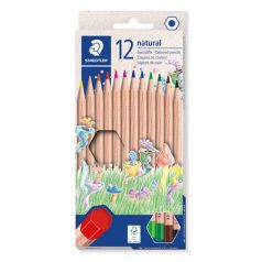   STAEDTLER Színes ceruza készlet, hatszögletű, STAEDTLER "Noris® natural 143N", 12 szín