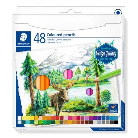 STAEDTLER Színes ceruza készlet, hatszögletű, STAEDTLER "146C", 48 különböző szín