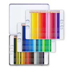   STAEDTLER Színes ceruza készlet, hatszögletű, fémdobozos, STAEDTLER "146 C", 72 különböző szín