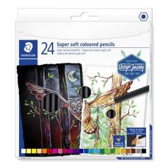   STAEDTLER Színes ceruza készlet, hatszögletű, STAEDTLER "149 C", 24 különböző szín