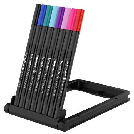 SCHNEIDER Golyóstoll készlet, 0,7 mm, kupakos, SCHNEIDER "Slider Edge XB", vegyes színek
