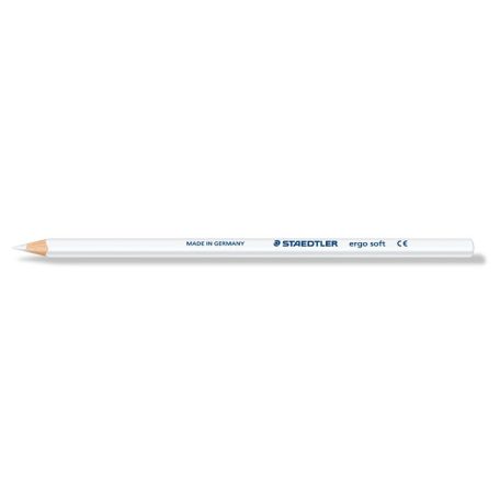 STAEDTLER Színes ceruza, háromszögletű, STAEDTLER "Ergo Soft 157", fehér