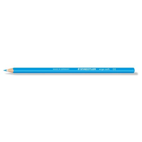 STAEDTLER Színes ceruza, háromszögletű, STAEDTLER "Ergo Soft 157", világoskék