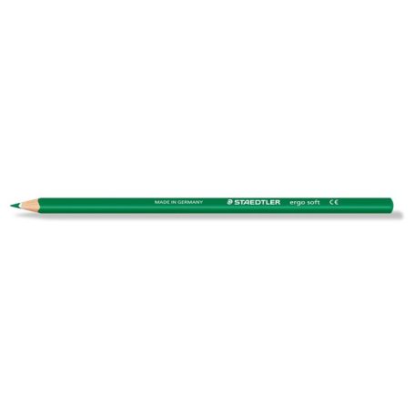STAEDTLER Színes ceruza, háromszögletű, STAEDTLER "Ergo Soft 157", zöld