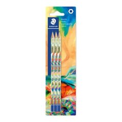   STAEDTLER Grafitceruza készlet, HB, hatszögletű,  STAEDTLER "170 BK3-2", Multiverzum