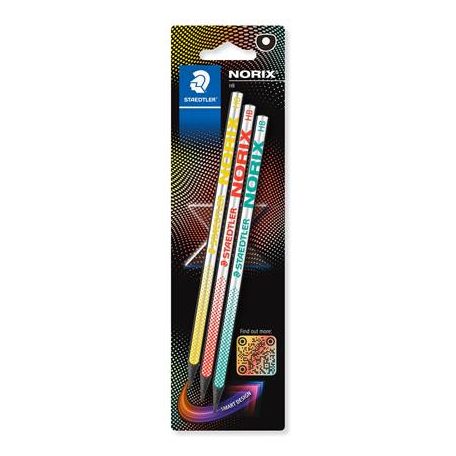STAEDTLER Grafitceruza készlet, HB, STAEDTLER "Norix® 181", 3 különböző szín