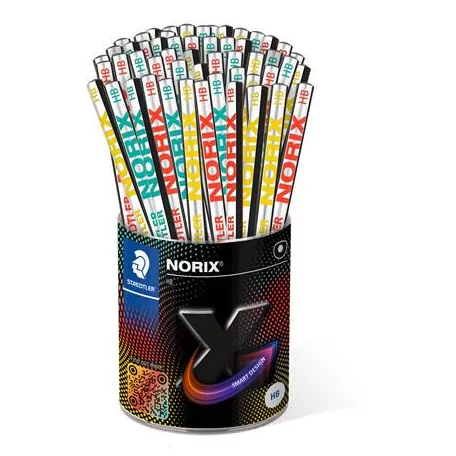 STAEDTLER Grafitceruza, ceruzatartó, HB, STAEDTLER "Norix® 181", 72 db