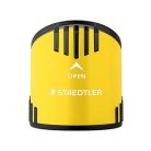 STAEDTLER Grafitceruza készlet, hegyezővel, radírral, HB, STAEDTLER "Norix® 181", sárga
