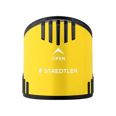 STAEDTLER Grafitceruza készlet, hegyezővel, radírral, HB, STAEDTLER "Norix® 181", sárga