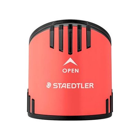 STAEDTLER Grafitceruza készlet, hegyezővel, radírral, HB, STAEDTLER "Norix® 181", piros